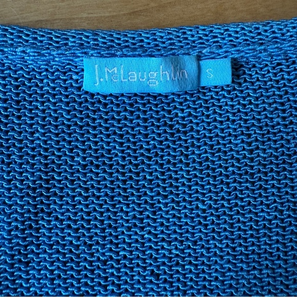 J MCLAUGHLIN CALLUM SWEATER S V NECK HAVANA KNIT YARN RELAXED CASUAL COASTAL - Picture 10 of 12